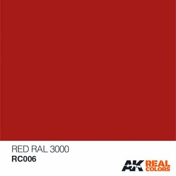 AKIRC006   —  Real Colors Acrylic Lacquer Paint 10ml Red