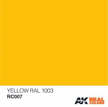 AKIRC007   —  Real Colors Acrylic Lacquer Paint 10ml Yellow