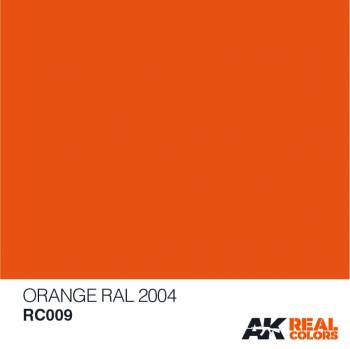 AKIRC009   —  Real Colors Acrylic Lacquer Paint 10ml Orange