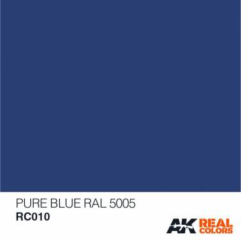 AKIRC010   —  Real Colors Acrylic Lacquer Paint 10ml Pure Blue