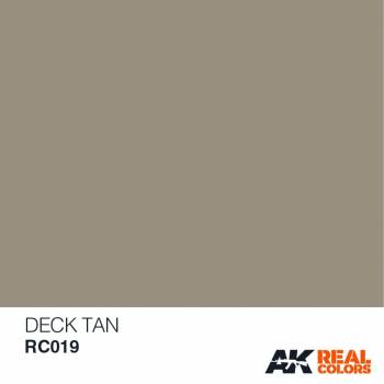 AKIRC019   —  Real Colors Acrylic Lacquer Paint 10ml Deck Tan