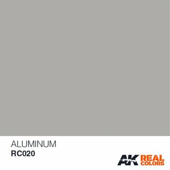 AKIRC020   —  Real Colors Acrylic Lacquer Paint 10ml Aluminum