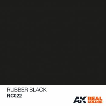 AKIRC022   —  Real Colors Acrylic Lacquer Paint 10ml Rubber Black