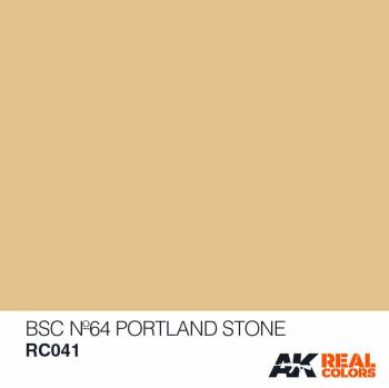 AKIRC041   —  Real Colors Acrylic Lacquer Paint 10ml BSC No64 Portland Stone