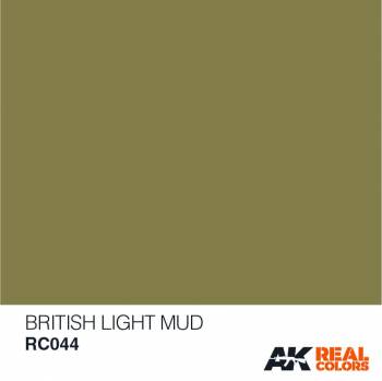 AKIRC044   —  Real Colors Acrylic Lacquer Paint 10ml British Light Mud