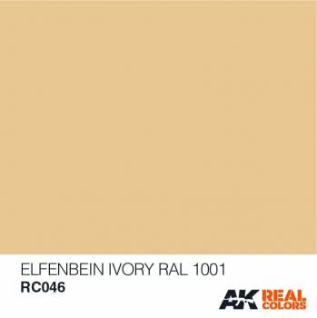 AKIRC046   —  Real Colors Acrylic Lacquer Paint 10ml Ivory RAL1001 Interior