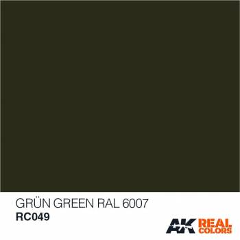 AKIRC049   —  Real Colors Acrylic Lacquer Paint 10ml Green RAL6007