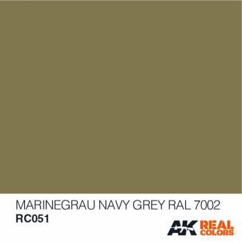 AKIRC051   —  Real Colors Acrylic Lacquer Paint 10ml Navy Grey RAL7002