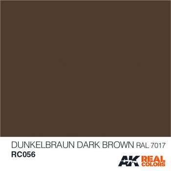 AKIRC056   —  Real Colors Acrylic Lacquer Paint 10ml Dark Brown RAL7017