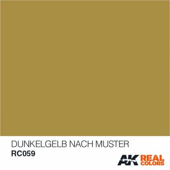 AKIRC059   —  Real Colors Acrylic Lacquer Paint 10ml Muster Dark Yellow