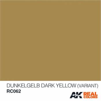 AKIRC062   —  Real Colors Acrylic Lacquer Paint 10ml Dark Yellow (Variant)