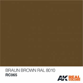 AKIRC065   —  Real Colors Acrylic Lacquer Paint 10ml Brown RAL8010