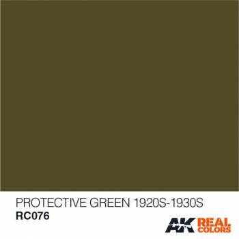 AKIRC076   —  Real Colors Acrylic Lacquer Paint 10ml Protective Green 1920-1930