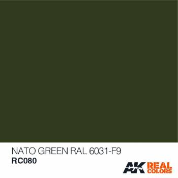 AKIRC080   —  Real Colors Acrylic Lacquer Paint 10ml NATO Green RAL6031 F9