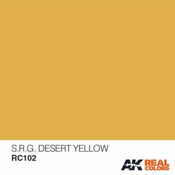 AKIRC102   —  Real Colors Acrylic Lacquer Paint 10ml Syrian Guard Desert Yellow