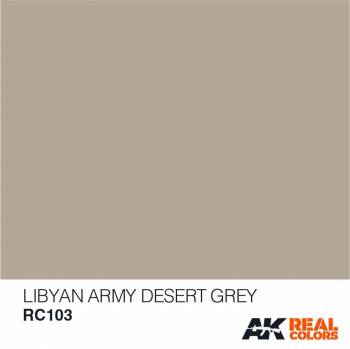 AKIRC103   —  Real Colors Acrylic Lacquer Paint 10ml Libyan Army Desert Grey