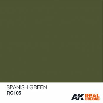 AKIRC105   —  Real Colors Acrylic Lacquer Paint 10ml Spanish Green