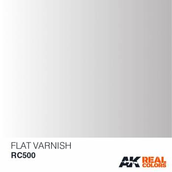 AKIRC500   —  Real Colors Acrylic Lacquer Varnish 10ml Flat