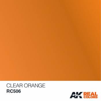 AKIRC506   —  Real Colors Acrylic Lacquer Paint 10ml Clear Orange