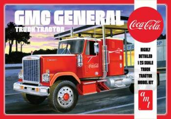 AMT1179   —  1/25 1976 GMC General Semi Tractor Coca-Cola