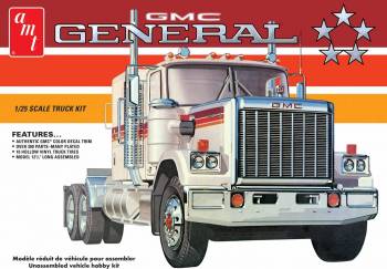 AMT1272   —  1/25 1976 GMC General Semi Tractor