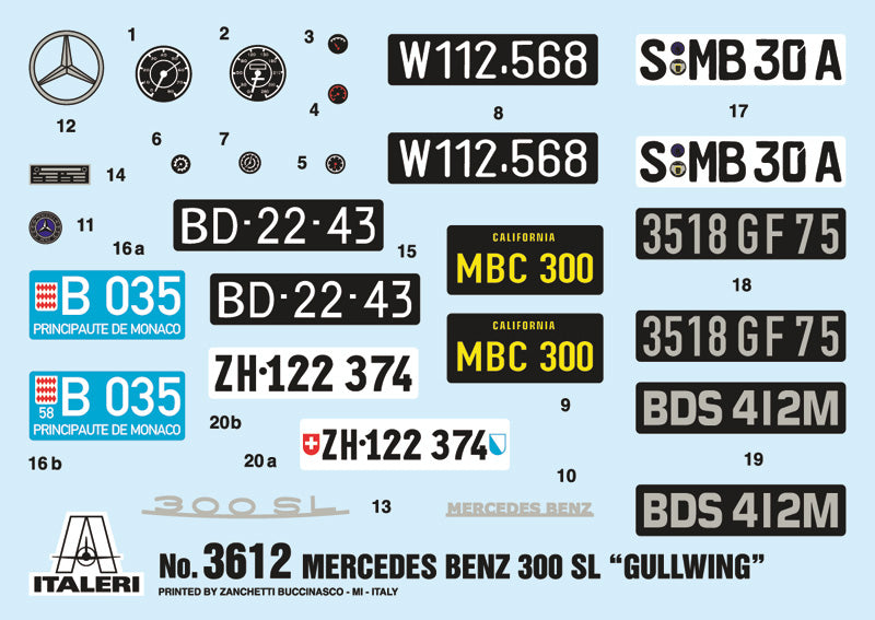 1:16 MERCEDES BENZ 300SL GULLWING