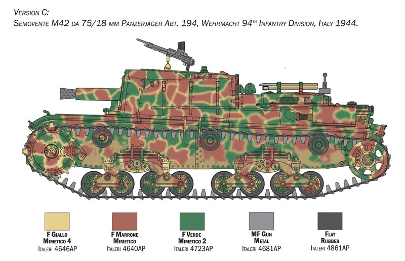 1:35 SEMOVENTE M42 DA 75/18 mm