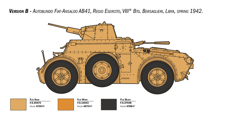 1:35 AB 41 W BERSAGLIERI ITALIAN INFANTRY