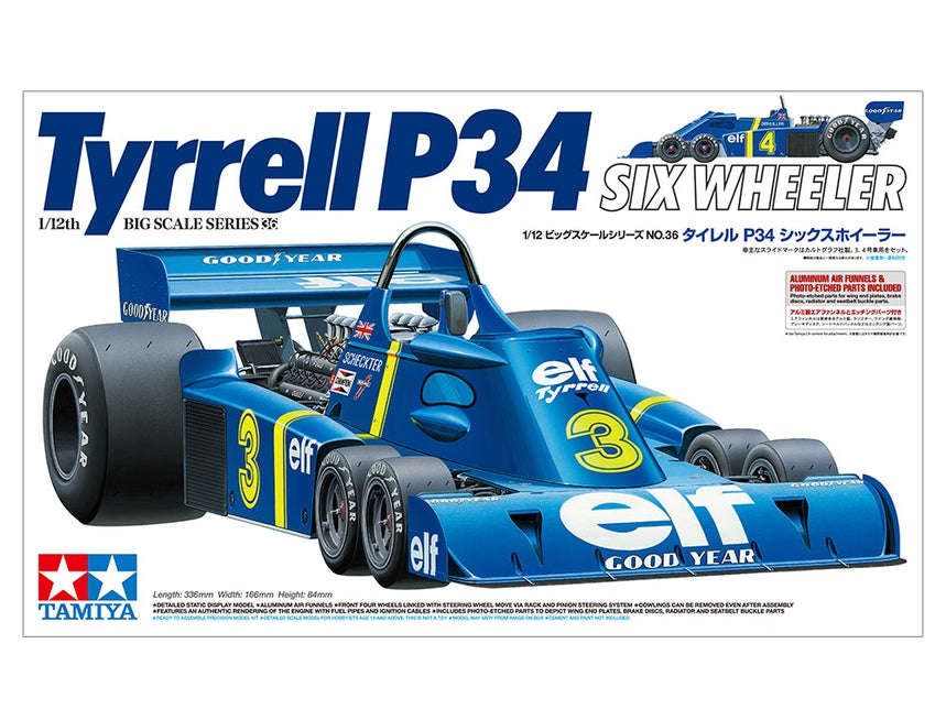 'R' 1/12 TYRRELL P34 W/PE PARTS