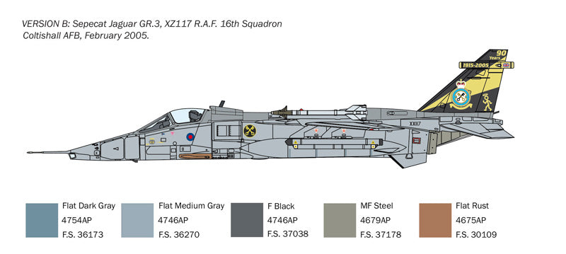 1:72 JAGUAR GR.1 Gr.3 RAF