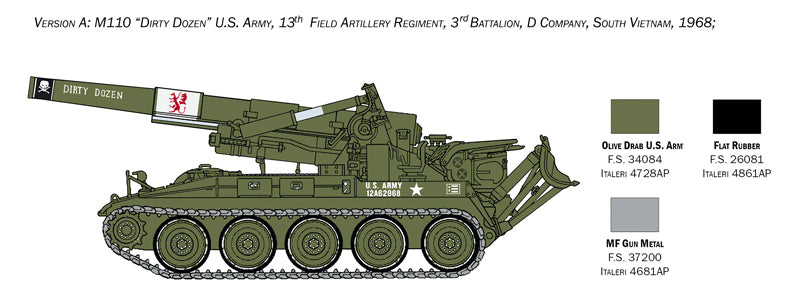 1:35 M110 SELF PROPELLED HOWITZER