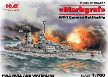 ICM00017   —  1/700 WWI German Markgraf Battleship