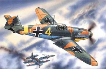 ICM48103   —  1/48 Messerschmitt Bf 109F-4 WWII German Fighter
