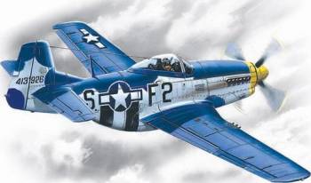 ICM48151   —  1/48 WWII USAF P51D15 Mustang Fighter
