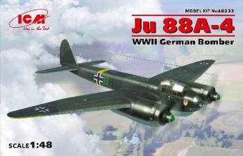 ICM48233   —  1/48 WWII German Ju88A4 Bomber