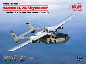ICM48290   —  1/48 Cessna O-2A Skymaster American Reconnaissance Aircraft