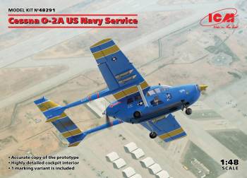 ICM48291   —  1/48 Cessna O-2A US Navy Service