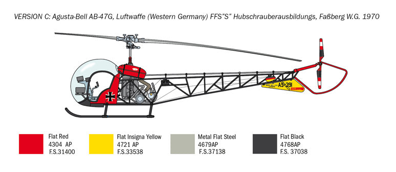 1:48 OH-13 SIOUX - 6 versions