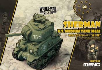 MGKWWT002   —  Toons US Medium Tank M4A1 Sherman