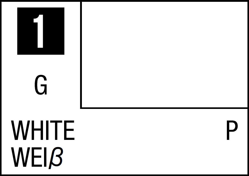 Mr hobby white H-1