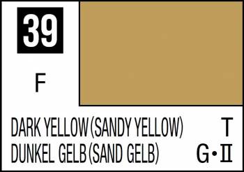 MRHC39   —  Mr Color 10ml 39 Flat Dark Yellow/Sandy Yellow