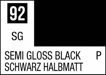 MRHC92   —  Mr Color 10ml 92 Semi Gross Black (Semi-