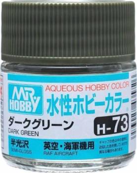 MRHH73   —  Aqueous Color 10ml H73 Semi-Gloss Dark Green