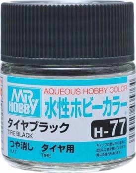 MRHH77   —  Aqueous Color 10ml H77 Flat Tire Black