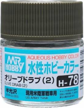 MRHH78   —  Aqueous Color 10ml H78 Semi-Gloss Olive Drab 2