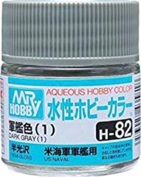 MRHH82   —  Aqueous Color 10ml H82 Semi-Gloss Dark Gray 1