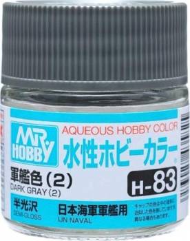 MRHH83   —  Aqueous Color 10ml H83 Semi-Gloss Dark Gray 2