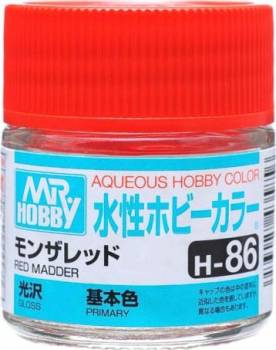 MRHH86   —  Aqueous Color 10ml H86 Gloss Madder Red