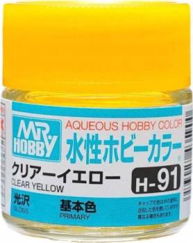 MRHH91   —  Aqueous Color 10ml H91 Gloss Clear Yellow