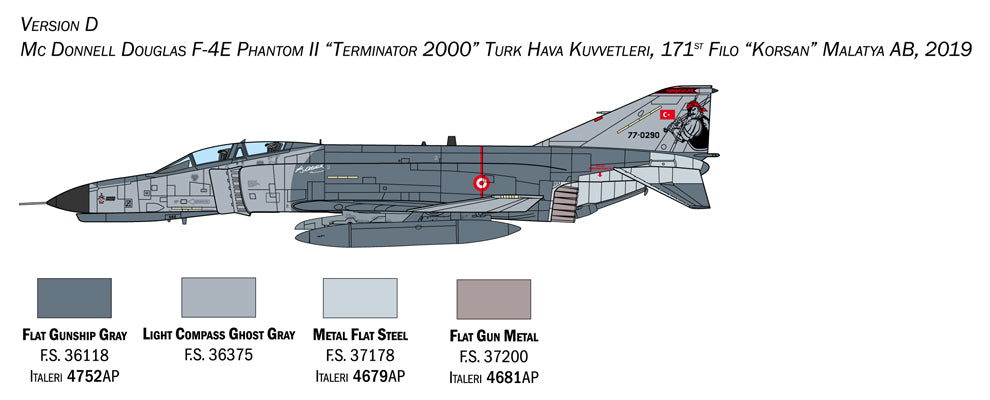 1:72 MCDONNELL DOUGLAS0 F-4E/F PHANTOM II